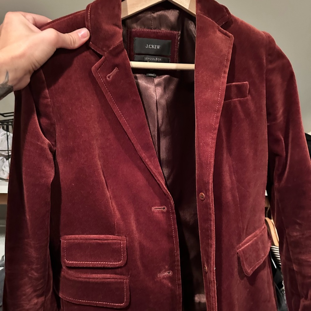 Velvet blazer
